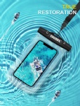 Waterproof Phone Pouch, 2 Pack Underwater Dry Bag IPX8 Waterproof Phone Case Compatible with iPhone 13 Pro Max/12 Mini/11 Pro/XS/XR/8 Plus, Galaxy S21/S20 Up to 7