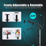 Selfie Stick Tripod with Bluetooth Remote, TEUMI Lightweight Monopod Mini Pocket Tripod for Cell Phone, Travel Tripod Compatible with iPhone 13 Pro Max, 12 Mini, 11 Pro Max, XS Max, XR, X, 8 Plus