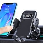 TEUMI Phone Holder Car, [2022 Upgraded Double Lock] Air Vent Car Phone Mount, Never Fall Off Car Phone Holder Compatible with iPhone 13 12 11 Pro Max Samsung Galaxy S22, Note 20, All 4”-7” Cellphones