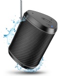 Bluetooth Speaker Portable Wireless, TEUMI Mini Speaker, Bluetooth 5.0 66ft Range, Rich Bass, Built-in Mic, Support AUX & TF Card & TWS Paring, IPX6 Waterproof Outdoor Speaker for Party, Beach