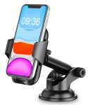 Car Phone Holder, TEUMI Phone Mount for Car Dashboard & Windshield, 360°Rotate Extendable Arm Car Phone Cradle compatible with iPhone 11 Pro Max, XS Max, XR, X, 8 plus, 7, Samsung Galaxy S20, Note 10